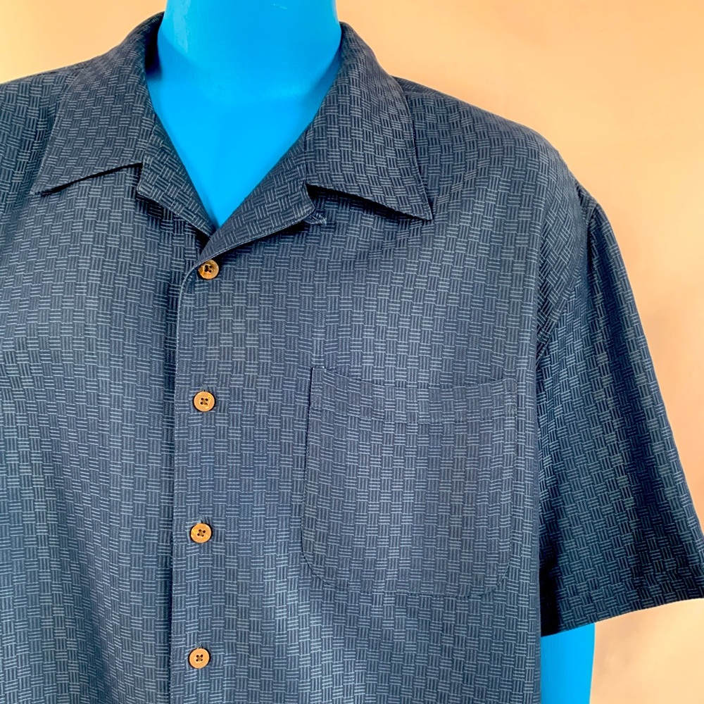 Men's Island Passport Short-Sl Button Shirt. 2XL.